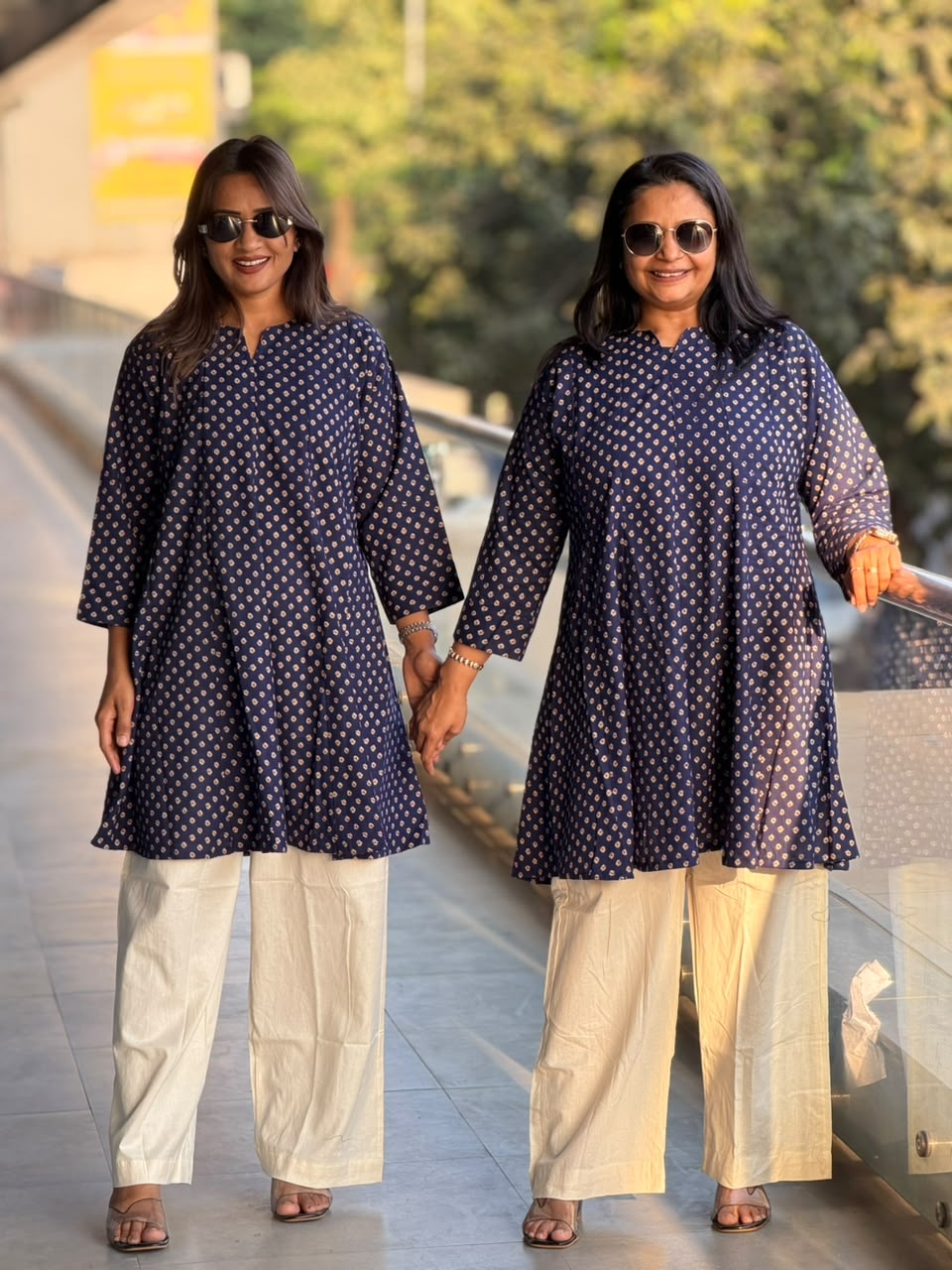 Cotton print tunic