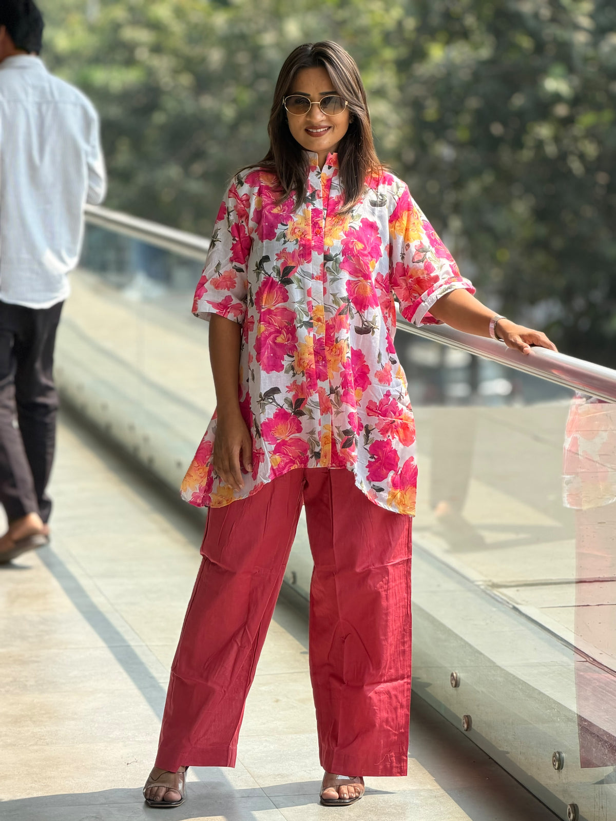 Cotton updown shirt