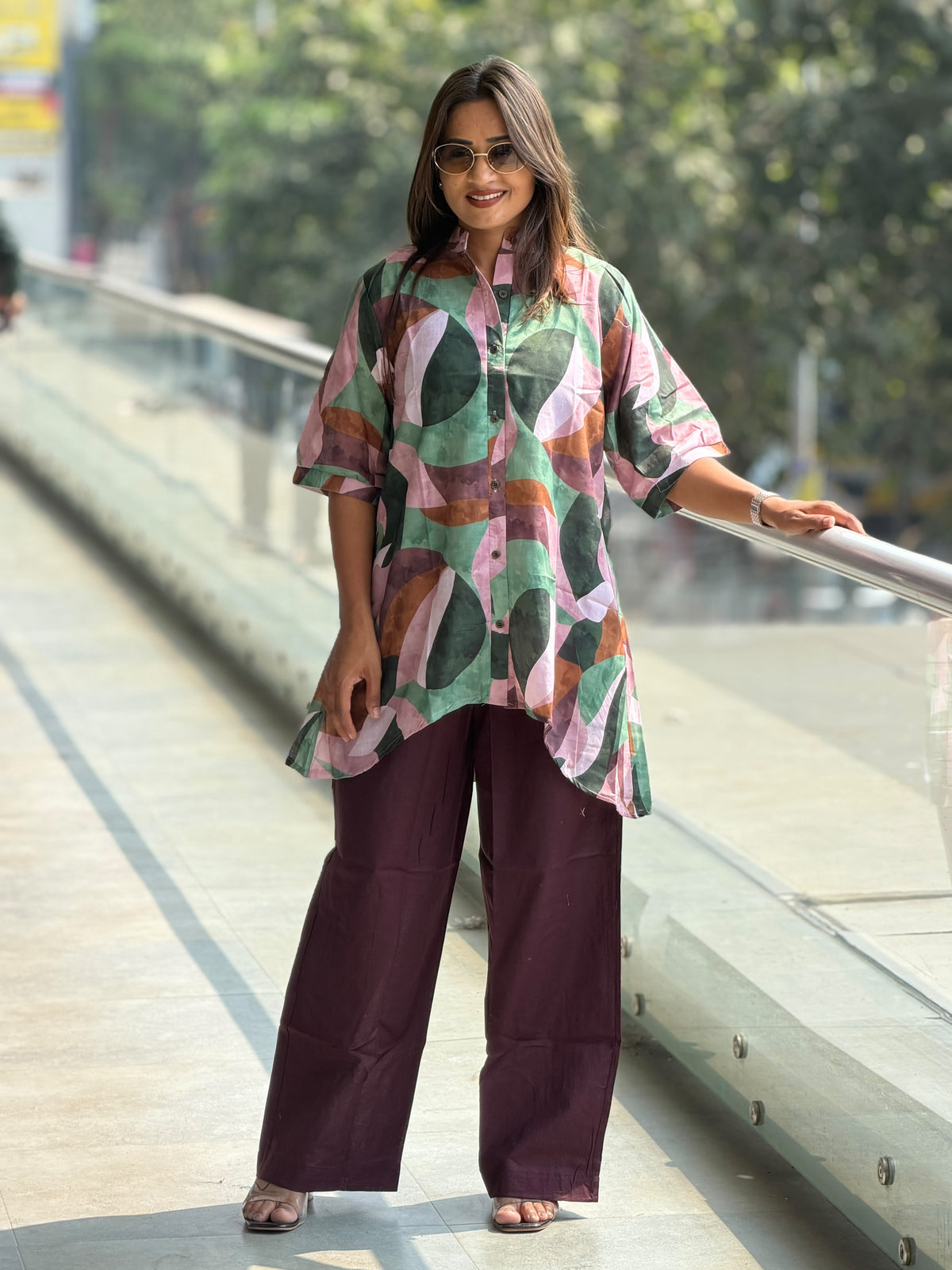 Cotton updown shirt