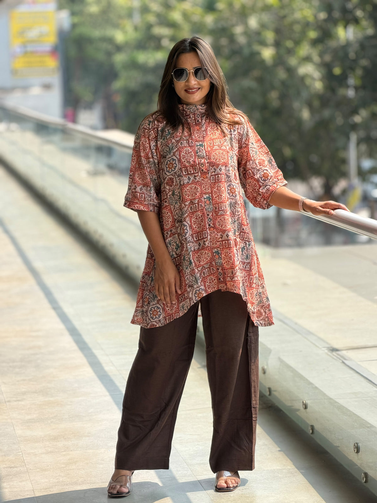 Cotton updown shirt