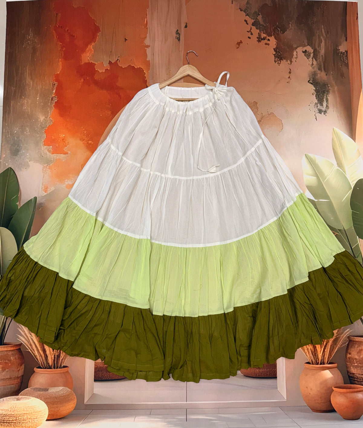 RangRaas Tiered Skirt
