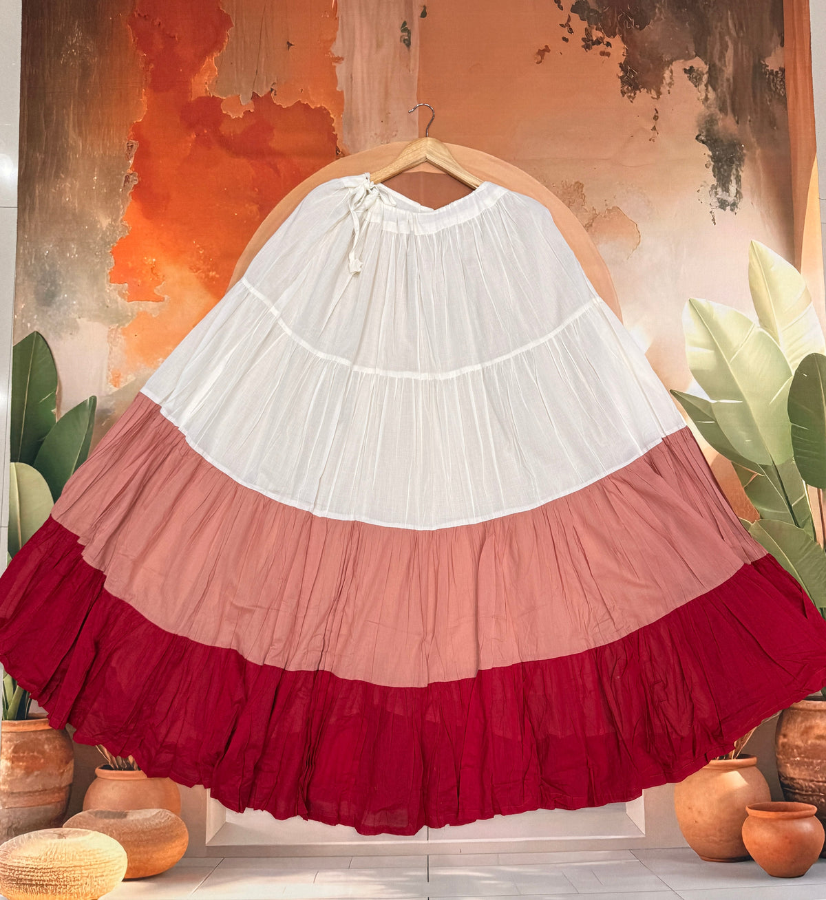RangRaas Tiered Skirt