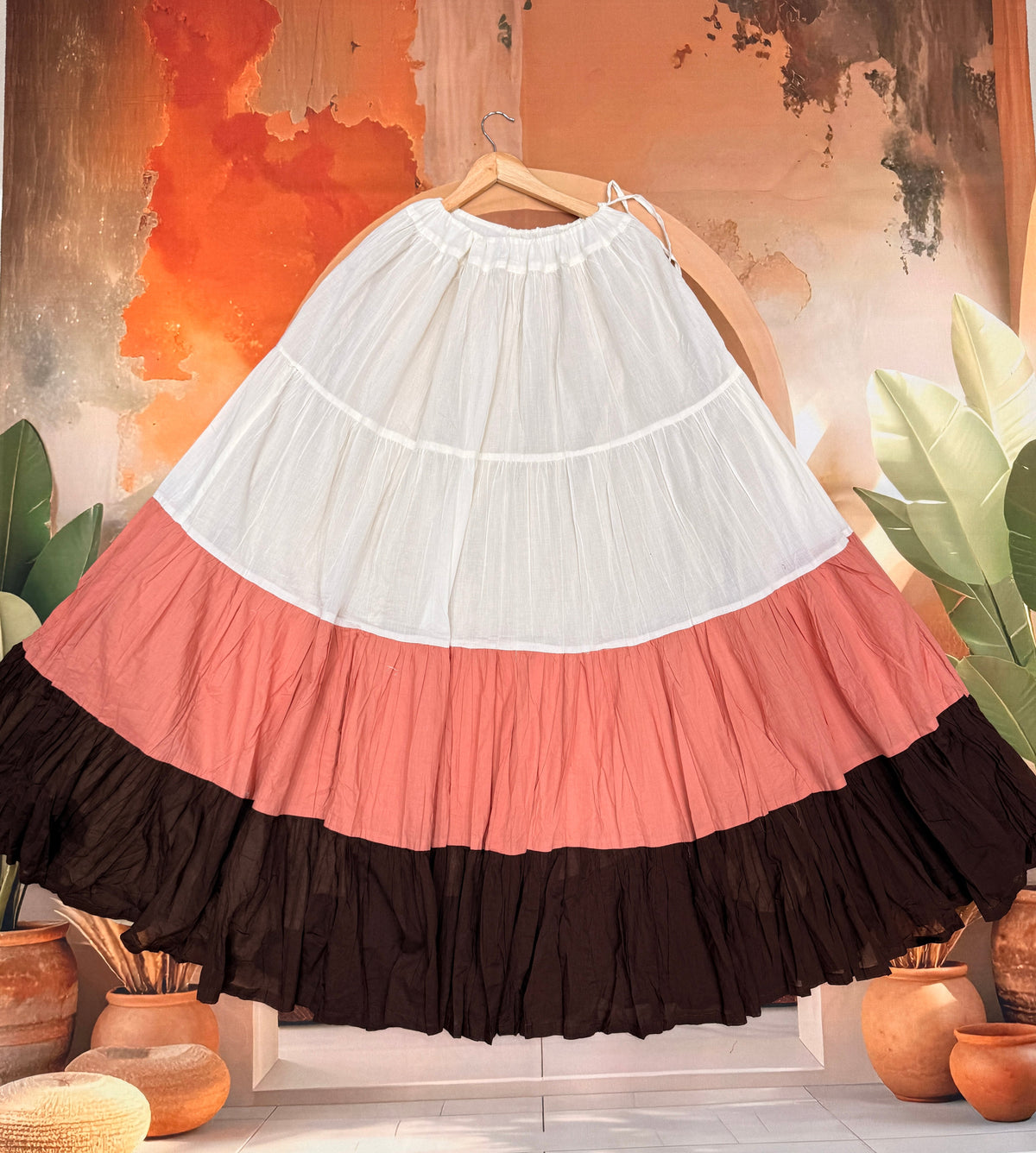 RangRaas Tiered Skirt