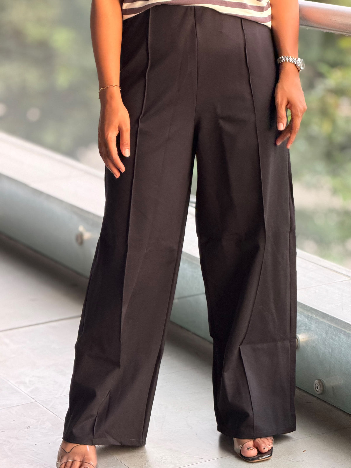 SeoulEase Korean Wide-Leg Pants