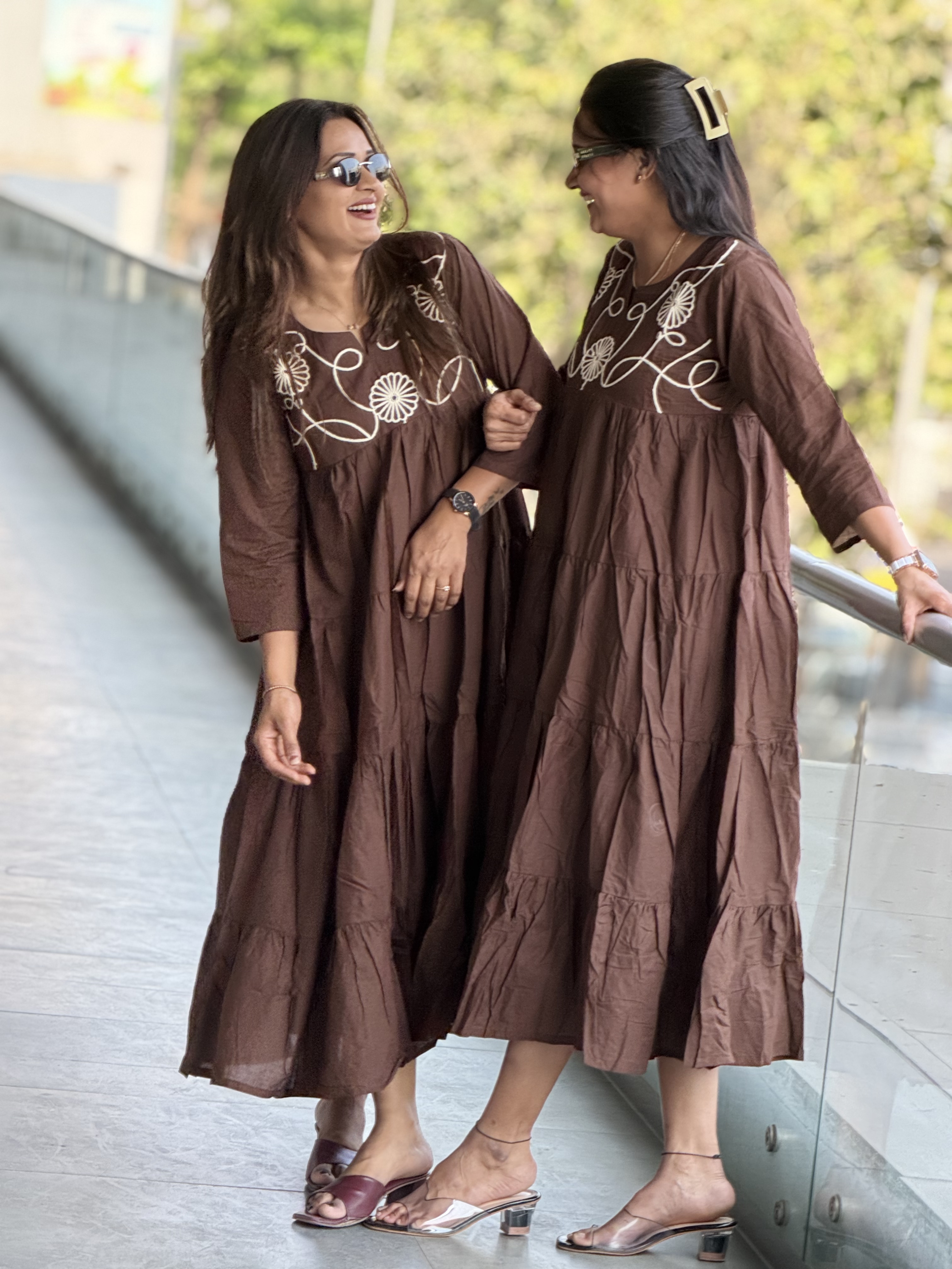 Pure Cotton Long Frok